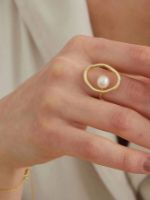 Immagine di Anello con perla