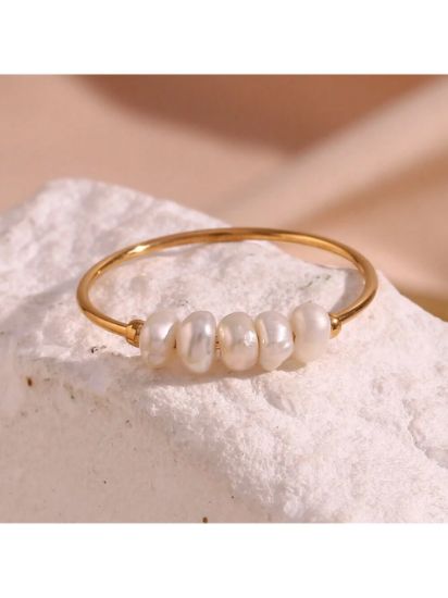 Immagine di Anello con perline