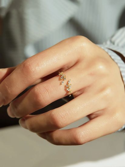 Immagine di Anello con zirconi