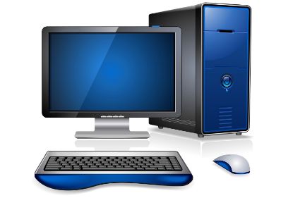 Immagine di Computer Desktop Completo con Monitor, Tastiera e Mouse