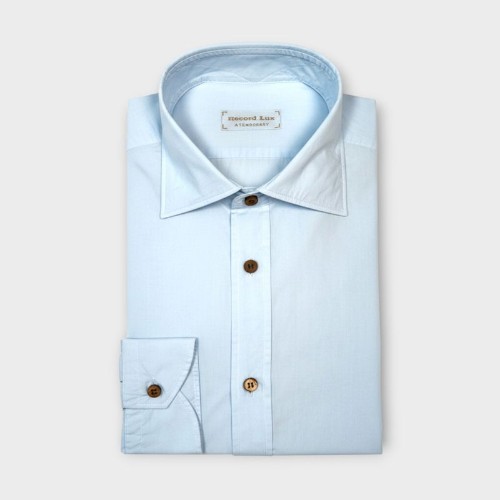 Immagine di Camicia in cotone azzurra 
