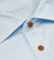 Immagine di Camicia in cotone azzurra 