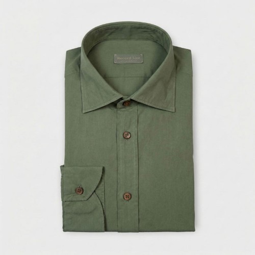 Immagine di Camicia in cotone verde