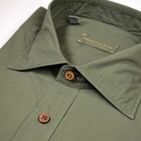 Immagine di Camicia in cotone verde